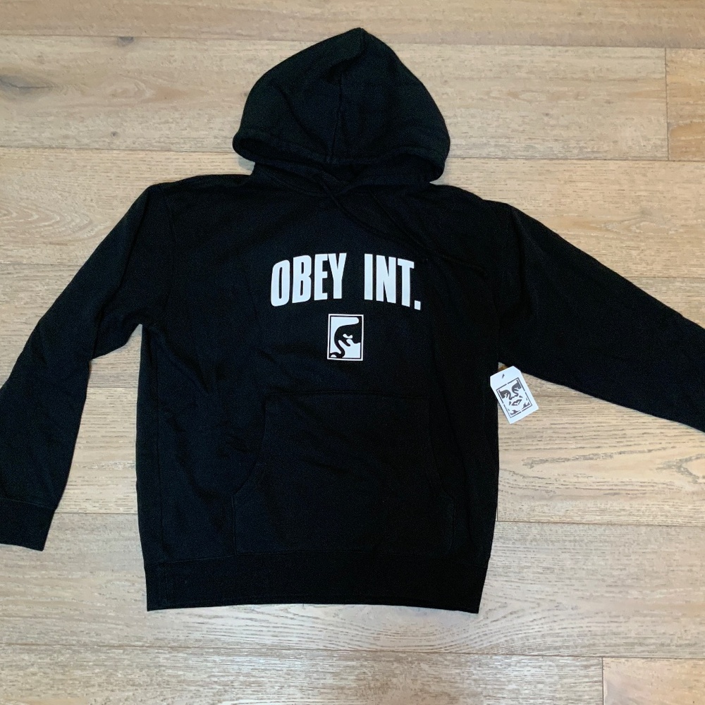 Obey Int Box Hood Pigment Fleece